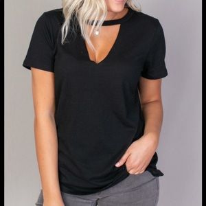 Z Supply Black Tee, Size XS